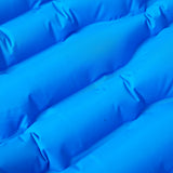 Self Inflating Camping Mattress with Pillow 1-Person Blue - Side View