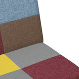2-Seater Sofa Bed with Footstool Patchwork Fabric - Extra Image