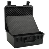 Portable Flight Case Black 49x38x23 cm PP - Top-Down View