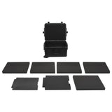 Portable Flight Case Black 62.5x49.5x37 cm PP - Rear View