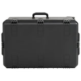 Portable Flight Case Black 79.5x52x39 cm PP - Front View
