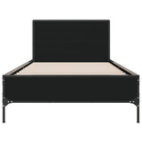 Bed Frame without Mattress Black 90x190 cm - Top-Down View