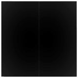 Garden Dining Set 3 pcs Black Poly Rattan
