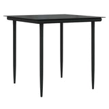 Garden Dining Set with Cushion 5 pcs Grey Poly Rattan - 45-Degree Angle