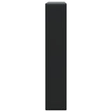 Shelf Brackets for Washbasin 2 pcs Black Rectangular Steel