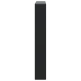 Shelf Brackets for Washbasin 2 pcs Black Rectangular Steel