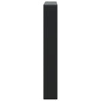 Shelf Brackets for Washbasin 2 pcs Black Rectangular Steel