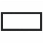 Shelf Brackets for Washbasin 2 pcs Black Rectangular Steel