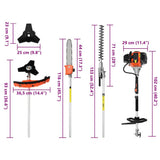 Brush Cutter 4-in-1 Function Orange 52 cc 1.45 kW