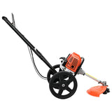 Brush Cutter with Wheels Orange 52 cc 1.45 kW - Side View