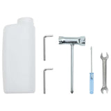 Brush Cutter with Wheels Orange 52 cc 1.45 kW - 45-Degree Angle