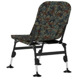Fishing Chair with Adjustable Mud Legs Foldable Camouflage - 45-Degree Angle