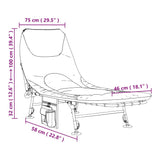 Fishing Bed with Adjustable Mud Legs Foldable Green - Extra Image