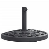 Parasol Base for ?8 / 48 mm Poles 9 kg Half Round
