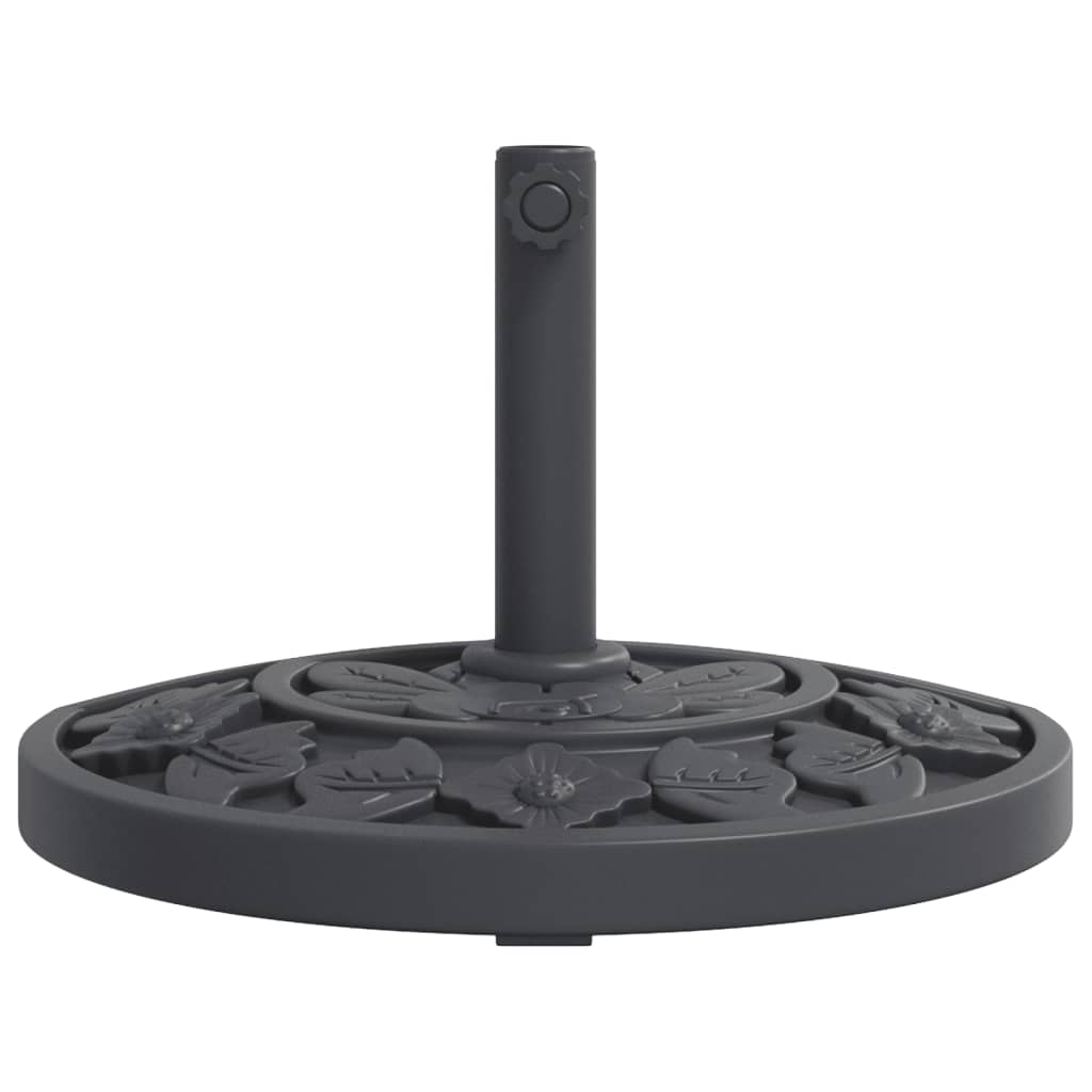 Parasol Base for ?8 / 48 mm Poles 9 kg Half Round