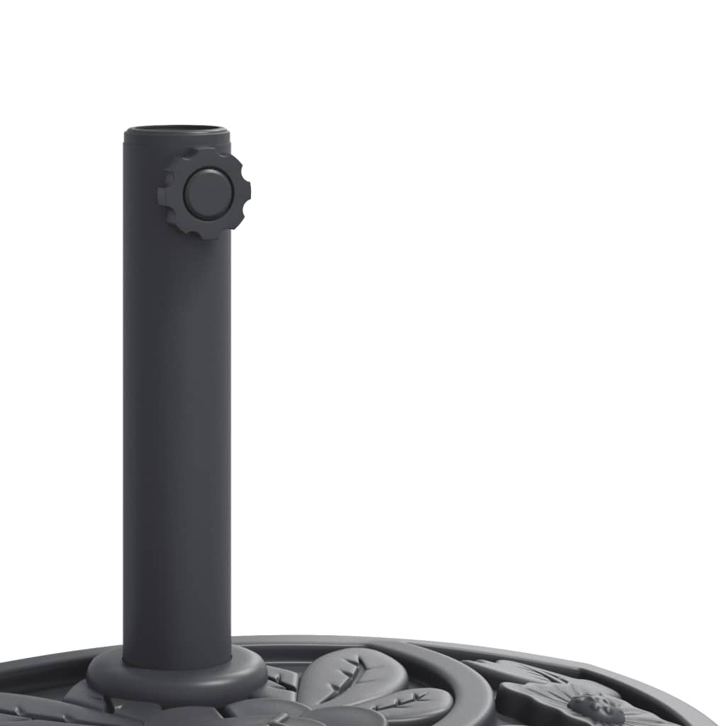 Parasol Base for ?8 / 48 mm Poles 9 kg Half Round