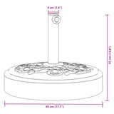 Parasol Base for ?8 / 48 mm Poles 25 kg Round