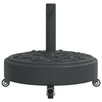 Parasol Base with Wheels for ?8 / 48 mm Poles 27 kg Round