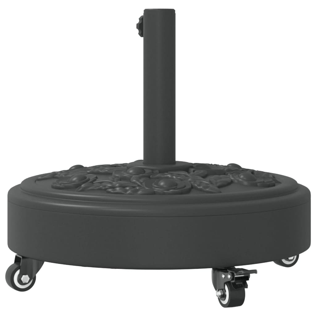 Parasol Base with Wheels for ?8 / 48 mm Poles 27 kg Round