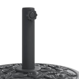 Parasol Base with Wheels for ?8 / 48 mm Poles 27 kg Round
