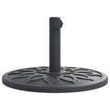 Parasol Base for Ø38 / 48 mm Poles 12 kg Round - Front View