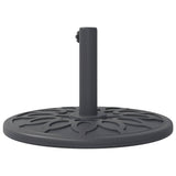 Parasol Base for Ø38 / 48 mm Poles 12 kg Round - Rear View