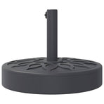 Parasol Base for ?8 / 48 mm Poles 25 kg Round
