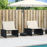 Parasol Base with Wheels for Ø38 / 48 mm Poles 27 kg Round - Side View