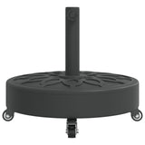 Parasol Base with Wheels for ?8 / 48 mm Poles 27 kg Round