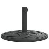 Parasol Base for Ø38 / 48 mm Poles 12 kg Round - Front View