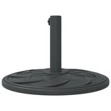 Parasol Base for Ø38 / 48 mm Poles 12 kg Round - Rear View