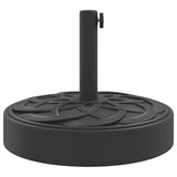 Parasol Base for Ø38 / 48 mm Poles 25 kg Round - 45-Degree Angle