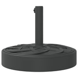 Parasol Base for Ø38 / 48 mm Poles 25 kg Round - Rear View