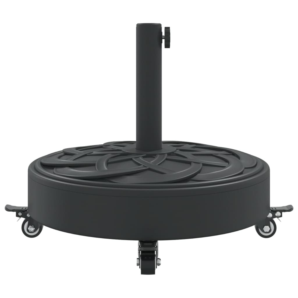 Parasol Base with Wheels for ?8 / 48 mm Poles 27 kg Round