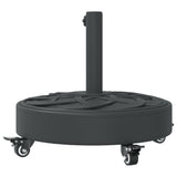 Parasol Base with Wheels for ?8 / 48 mm Poles 27 kg Round