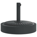 Parasol Base for Ø38 / 48 mm Poles 25 kg Round - Front View
