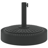 Parasol Base for Ø38 / 48 mm Poles 25 kg Round - 45-Degree Angle