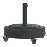 Parasol Base with Wheels for ?8 / 48 mm Poles 27 kg Round