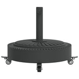 Parasol Base with Wheels for ?8 / 48 mm Poles 27 kg Round