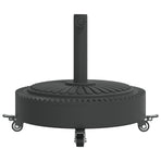 Parasol Base with Wheels for ?8 / 48 mm Poles 27 kg Round