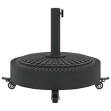 Parasol Base with Wheels for ?8 / 48 mm Poles 27 kg Round