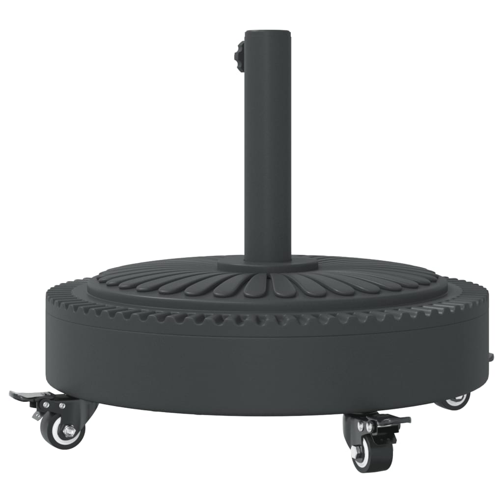Parasol Base with Wheels for ?8 / 48 mm Poles 27 kg Round