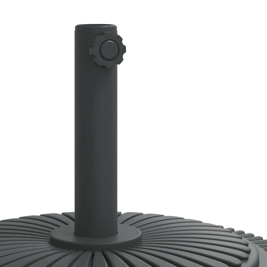 Parasol Base with Wheels for ?8 / 48 mm Poles 27 kg Round