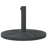 Parasol Base for Ø38 / 48 mm Poles 12 kg Round - Rear View