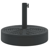 Parasol Base for Ø38 / 48 mm Poles 25 kg Round - 45-Degree Angle