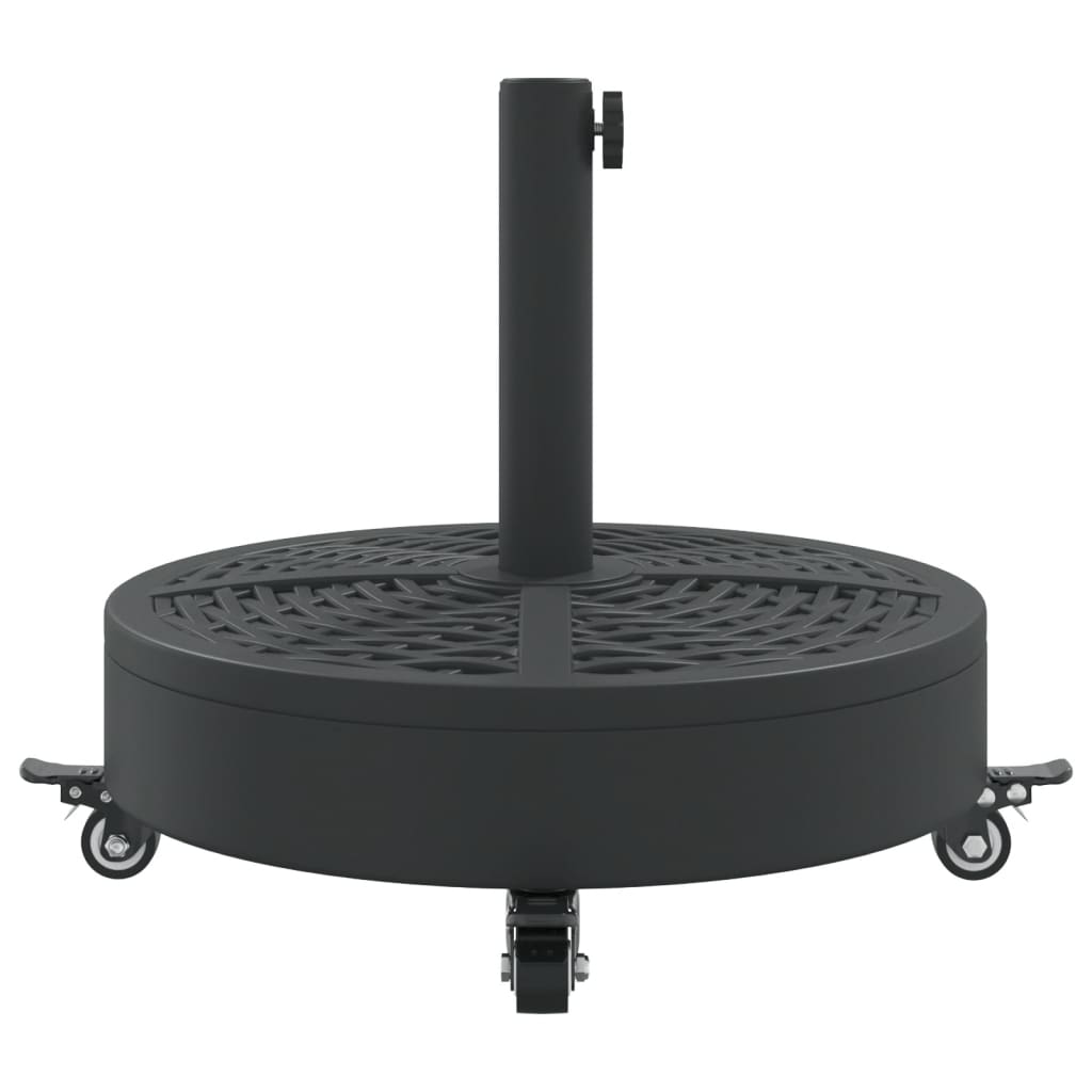 Parasol Base with Wheels for ?8 / 48 mm Poles 27 kg Round