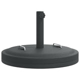 Parasol Base with Handles for Ø38 / 48 mm Poles 25 kg Round - Front View