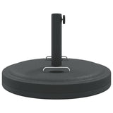 Parasol Base with Handles for Ø38 / 48 mm Poles 25 kg Round - 45-Degree Angle