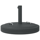 Parasol Base with Handles for Ø38 / 48 mm Poles 25 kg Round - Rear View