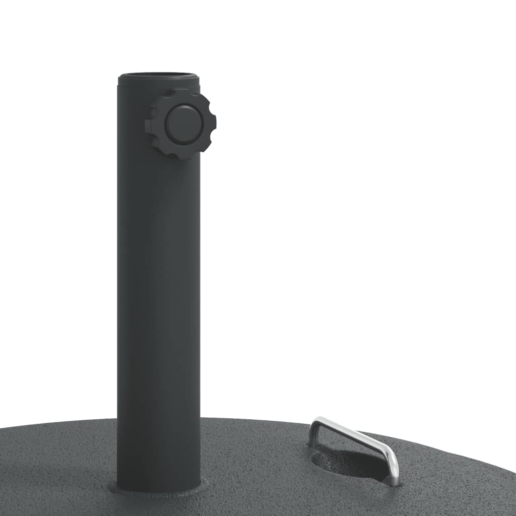 Parasol Base with Handles for ?8 / 48 mm Poles 25 kg Round